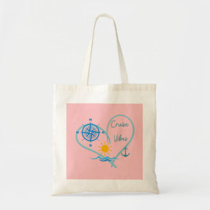 Tote Bag Vibes de croisière rose