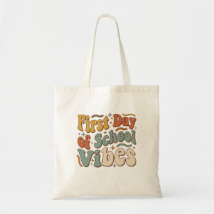 Tote Bag Vibes de la Rentrée Scolaire Cadeau de Rentrée