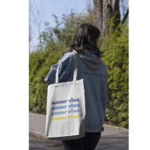 Vibes d'été féminines colorées en bleu et jaune