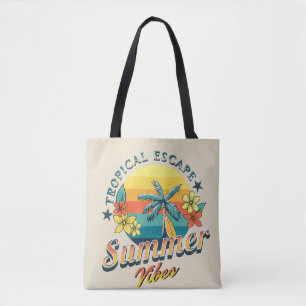 Tote Bag Vibes d'été - Saut tropical
