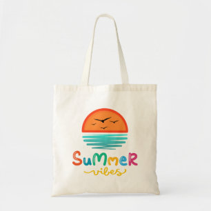 Tote Bag Vibes d'été Soleil Et Mer Femmes