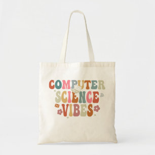 Tote Bag Vibes d'informatique rétro Enseignant-GroovTote Sa