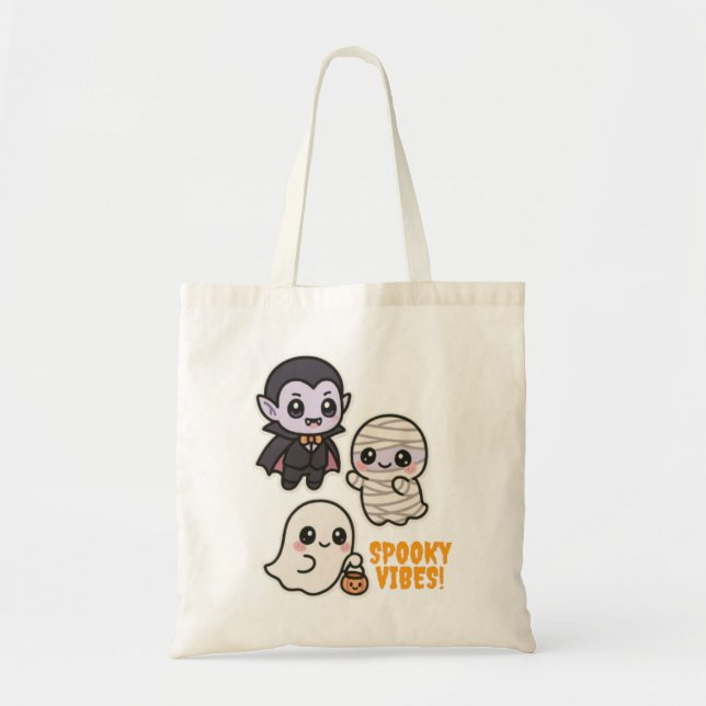 Tote Bag Vibes éffrayantes (Devant)