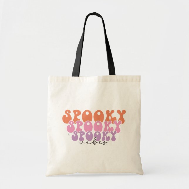 Tote Bag Vibes Éffrayantes éffrayantes (Devant)