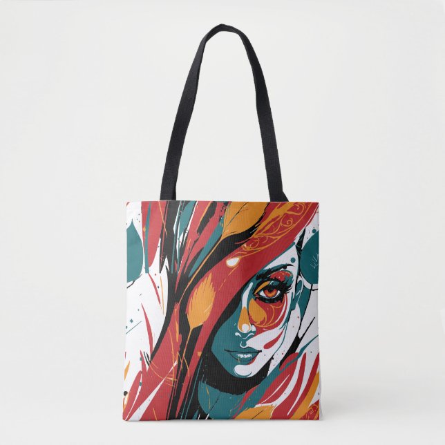 Tote Bag Vibes vibrantes (Devant)