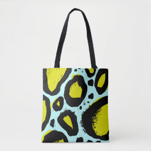 Tote Bag Vibrance Léopard : Textures Sauvages Colorées.