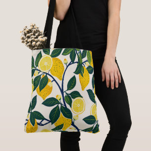Tote Bag Vibrant Lemon Grove