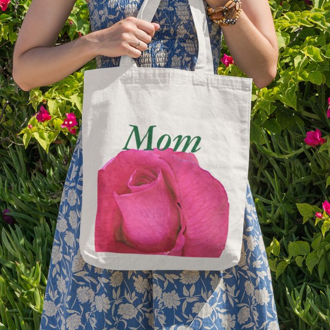 Tote Bag Vibrant rose pour maman (Créateur téléchargé)