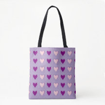 Vibrant violet en forme de coeur
