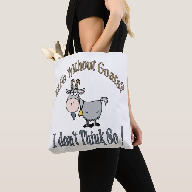 Tote Bag VIE SANS CHÈQUES | par TotallyGoatally™ (De près)