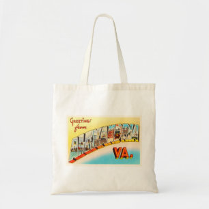 Tote Bag Vieille carte postale de Vintage voyage de