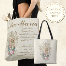 Vierge catholique Marie Ave Maria Bébé Jésus Flora