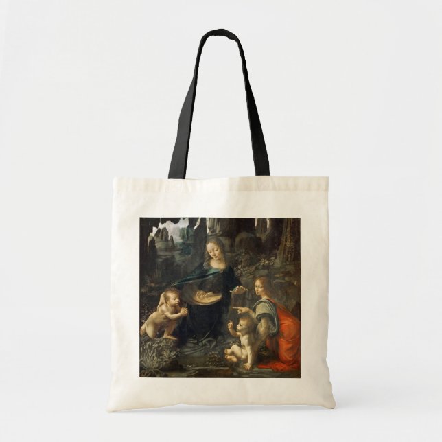 Tote Bag Vierge des Roches, Léonard de Vinci (Devant)