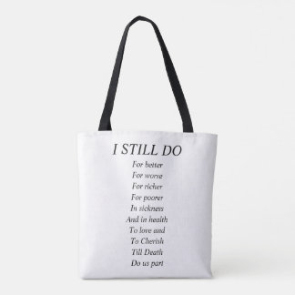 Tote Bag Vieux Couple couleur pleine art original Anniversa