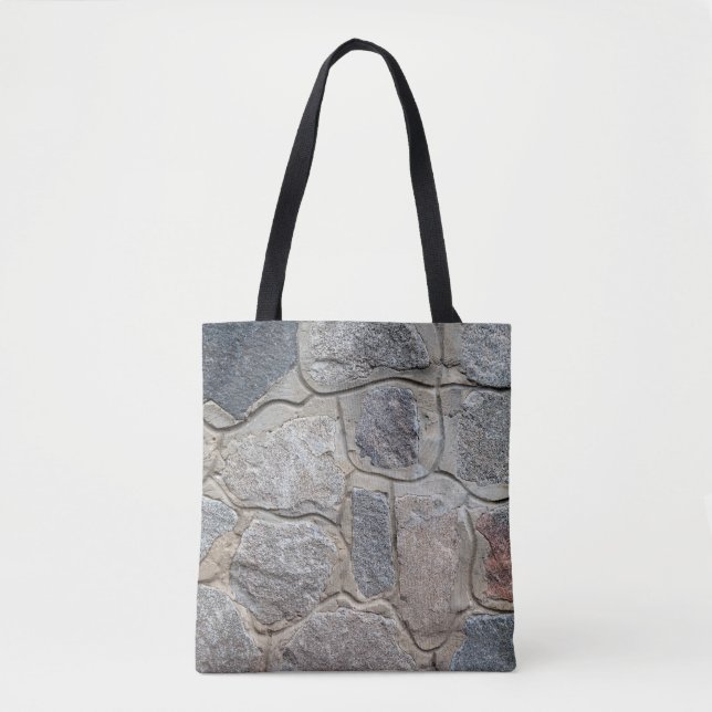 Tote Bag Vieux maçonnerie de pierre texturéabstrait, archit (Devant)