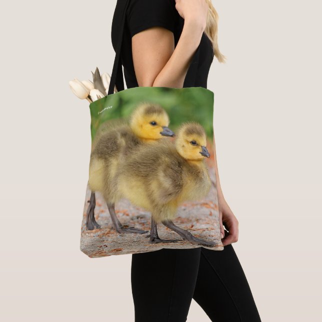 Tote Bag Vigueur sur la parade : Goélands d'oies du Canada (De près)