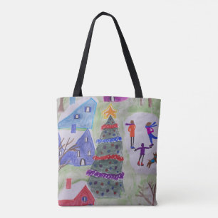Tote Bag Village de Noël