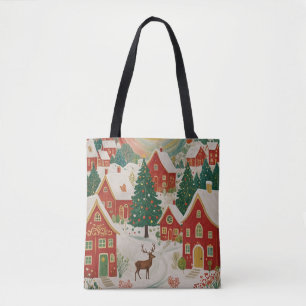 Tote Bag Village de Noël