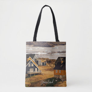 Tote Bag Village du Groenland, photographie panoramique