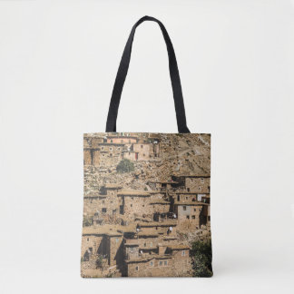 Tote Bag Village marocain traditionnel, architecture archiv