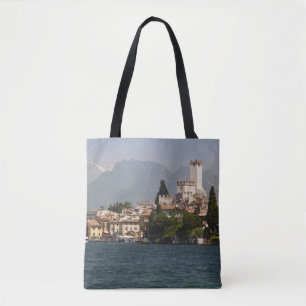 Tote Bag Ville au bord du lac, Malcesine, province de Véron