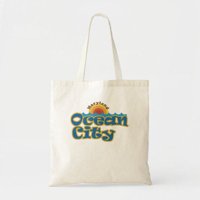 Tote Bag Ville d'océan (Devant)