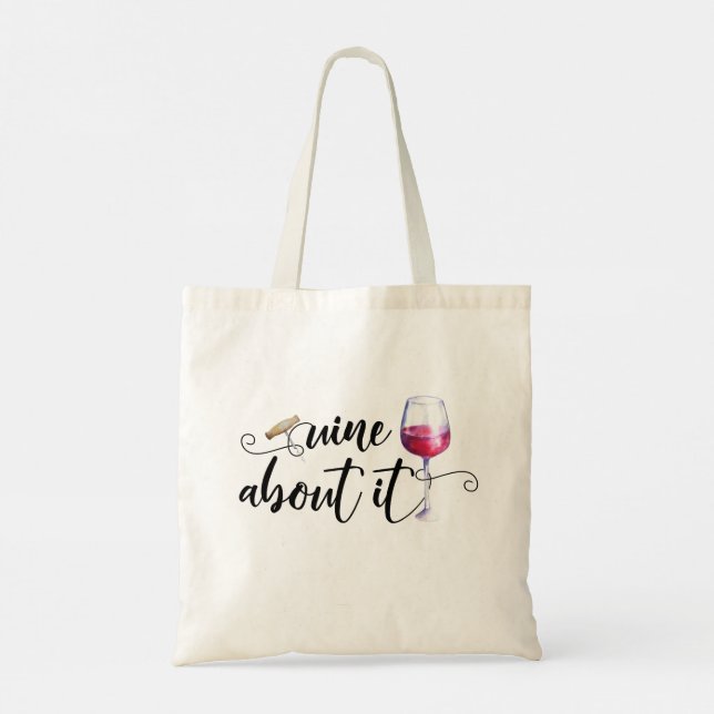 Tote Bag Vin À propos (Dos)