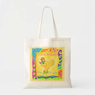 Tote Bag Vin un peu poux puissance Personnalisé Jaune