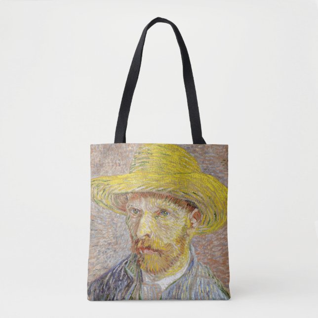 Tote Bag Vincent van Gogh - Autoportrait avec Casquette de  (Devant)