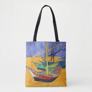 Tote Bag Vincent van Gogh - Bateaux de pêche sur la plage