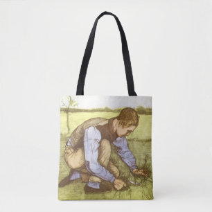 Tote Bag Vincent van Gogh - Garçon coupant de l'herbe à la 