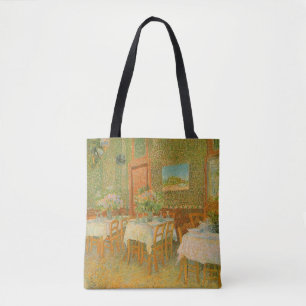 Tote Bag Vincent van Gogh - Intérieur d'un restaurant