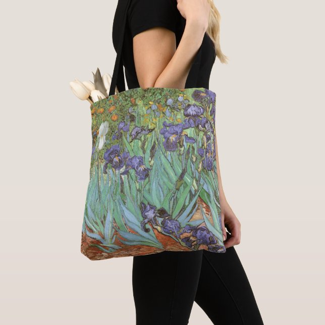 Tote Bag Vincent van Gogh - Irises (De près)
