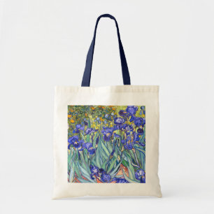 Tote Bag Vincent Van Gogh Irises Floral Vintage Fine Art