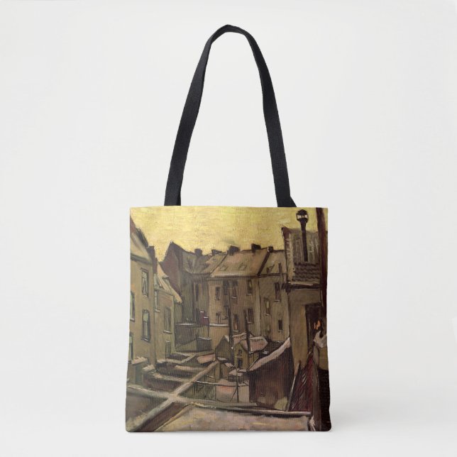 Tote Bag Vincent van Gogh, Jardins de vieilles maisons, Anv (Devant)