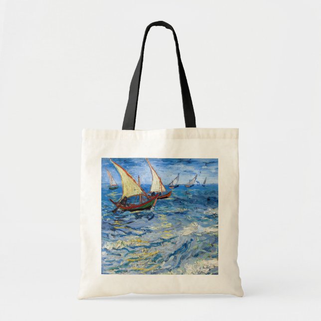 Tote Bag Vincent van Gogh - La mer aux Saintes-Maries (Devant)