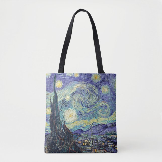 Tote Bag Vincent Van Gogh/ La Nuit étoilée (Devant)
