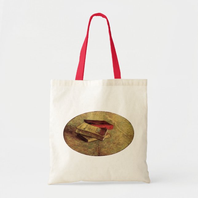 Tote Bag Vincent van Gogh - La vie morte avec trois livres (Devant)