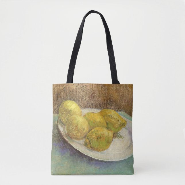 Tote Bag Vincent van Gogh - Les citrons à vie fixe sur une  (Devant)