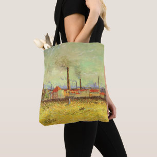 Tote Bag Vincent van Gogh - Les usines à Asnieres