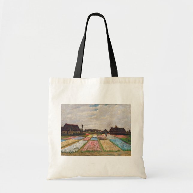 Tote Bag Vincent van Gogh - Lits à fleurs en Hollande (Devant)