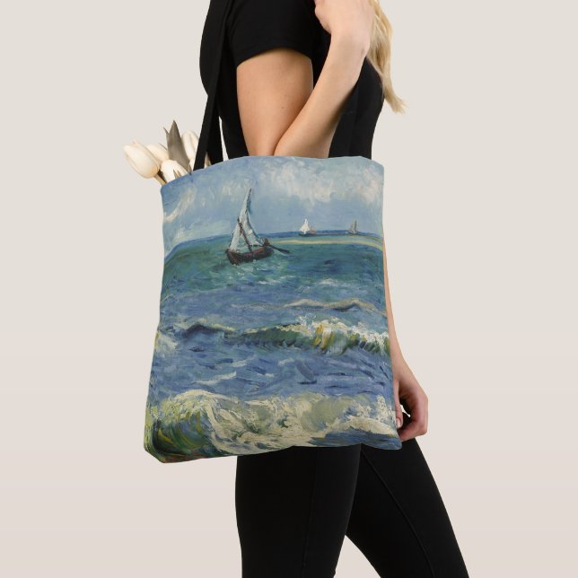Tote Bag Vincent van Gogh - Mer Près De Saintes Maries (De près)