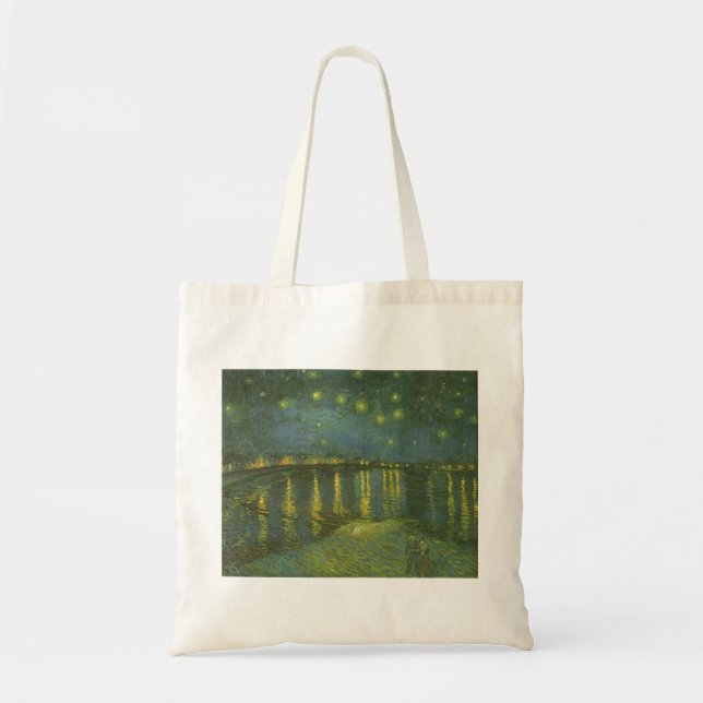 Tote Bag Vincent van Gogh - Nuit étoilée sur le Rhône (Devant)