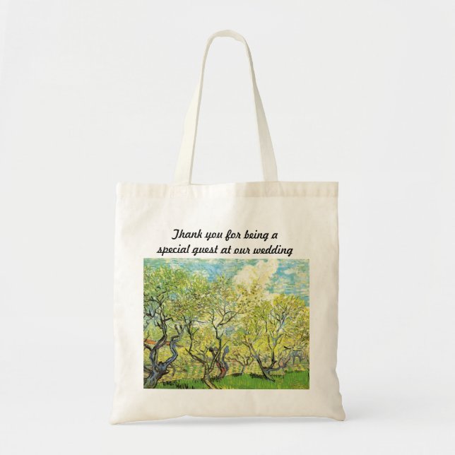 Tote Bag Vincent van Gogh, Orchard à Blossom (Devant)