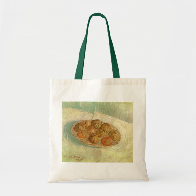 Tote Bag Vincent van Gogh - Panier de pommes à vie continue (Devant)