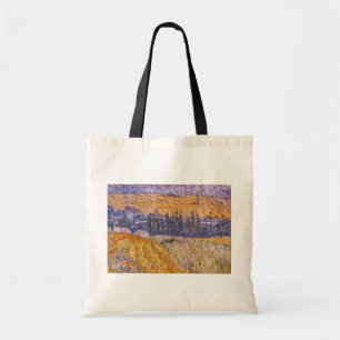 Tote Bag Vincent van Gogh - Paysage à Auvers dans la pluie