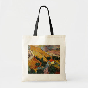 Tote Bag Vincent van Gogh   Paysage avec Maison & Plowman