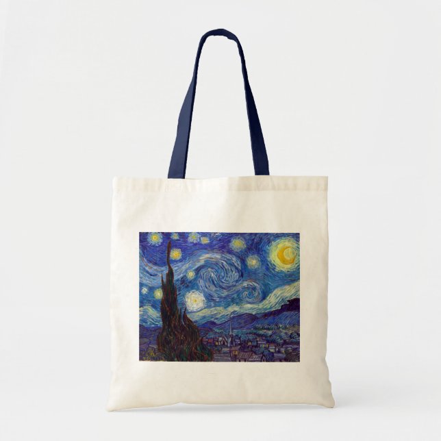 Tote Bag VINCENT VAN GOGH - Starry night 1889 (Devant)