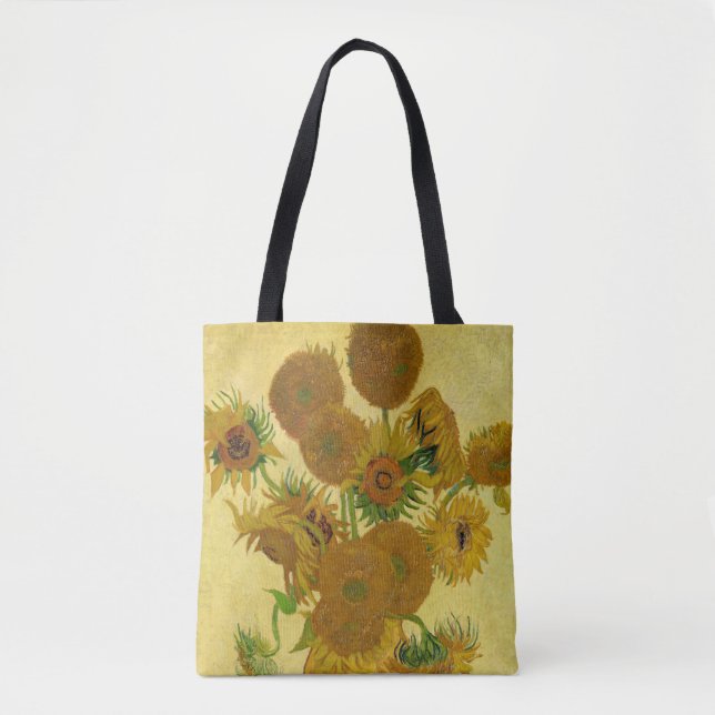 Tote Bag Vincent van Gogh - Vase avec quinze tournesols (Devant)