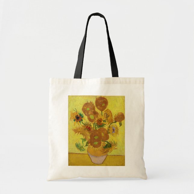 Tote Bag Vincent van Gogh - Vase avec quinze tournesols (Devant)